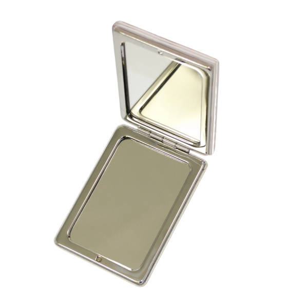 Фото Зеркало компактное Weisen WS-182-1 Блестки, прямоугольное, 8,5х6 см (Зеркала карманные)