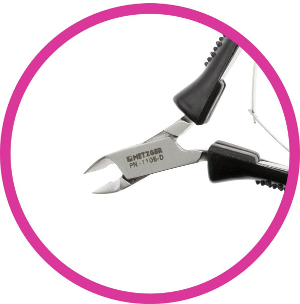 Фото Кусачки для кутикулы METZGER PN-1105-D, ручная заточка (Маникюрные кусачки)