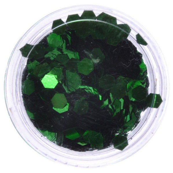 Фото Пыль для дизайна ногтей Yoko Y 247-1/8, тёмно-зелёный (Пыль для дизайна ногтей)