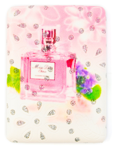 Фото Зеркало компактное Weisen WSPK-136-6 Perfume, прямоугольное, 8,5х6 см (Зеркала карманные)