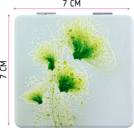 Фото Зеркало компактное Weisen NSA208, 7х7 см. (Зеркала карманные)