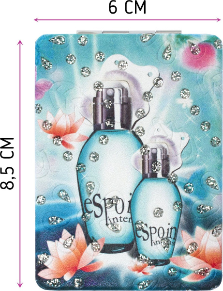 Фото Зеркало компактное Weisen BDM 6024, 8,5 х 6 см (Зеркала карманные)