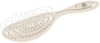 Щётка Dewal Beauty DBEF2-Beige продувная Eco-Friendly форма улитка, с нейлоновым штифтом