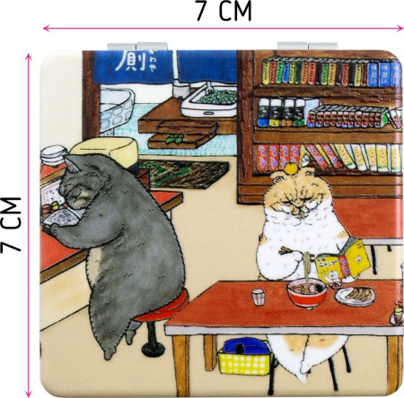 Фото Зеркало компактное Weisen NSA270, 7х7 см (Зеркала карманные)