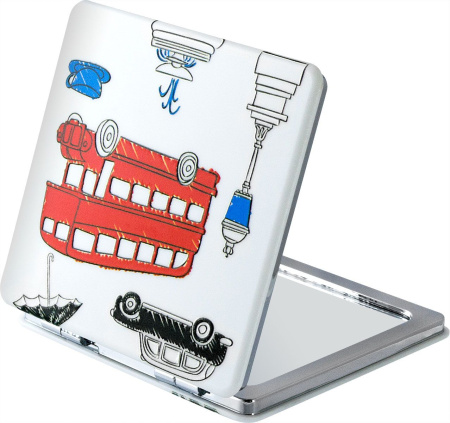 Фото Зеркало компактное Weisen NSA228, 7х7 см (Зеркала карманные)