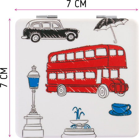 Фото Зеркало компактное Weisen NSA228, 7х7 см (Зеркала карманные)