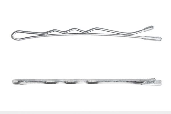 Фото Невидимки для волос Y.S.PARK YS-807, с 3 волнами, 50 мм, 30 шт., серебро (Невидимки)