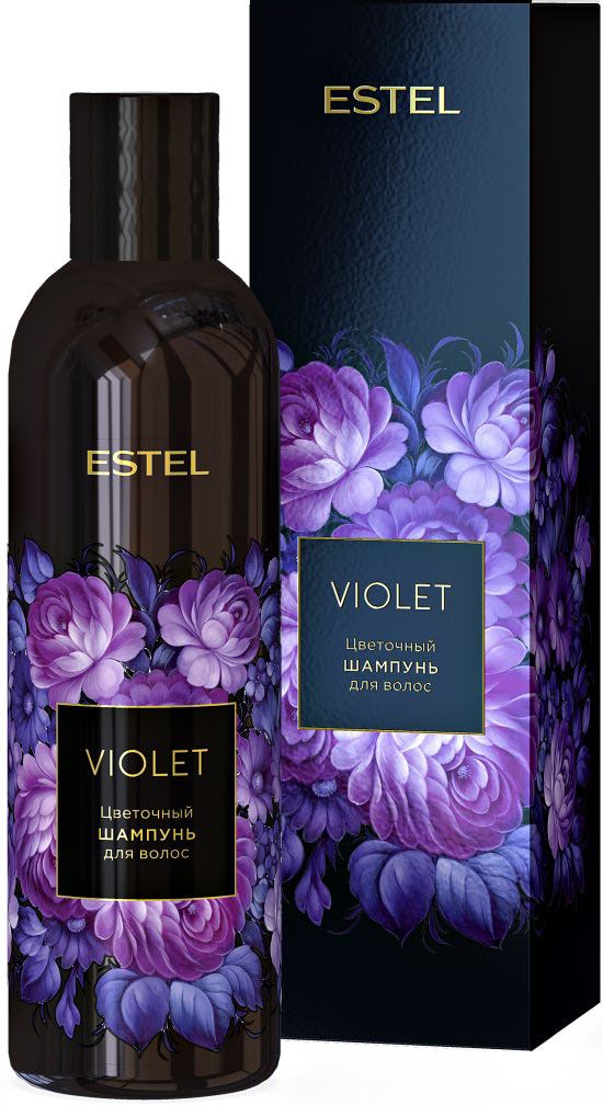 Шампунь цветочный. Estel Rose. Estel Violet. Цветочная шампунь Эстель.