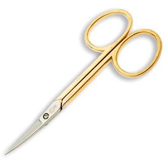 Фото Ножницы для кутикулы Solingen 42 GD золотистые (Ножницы маникюрные)