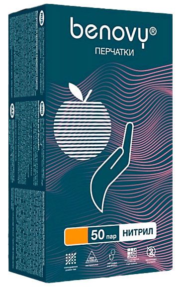 Фото Перчатки Benovy W-NFTP002W38 нитриловые, розовые, размер S, 100 шт. (Расходные материалы для окрашивания)