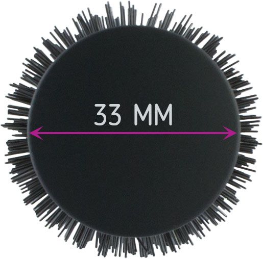 Фото Расческа Weisen WS-9516-088 термобрашинг, нейлон, 33 мм (Брашинги)