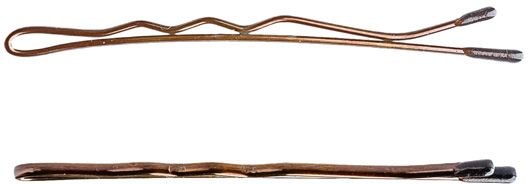 Фото Невидимки для волос Y.S.PARK YS-806, с 3 волнами, 50 мм, 30 шт., золотые (Невидимки)