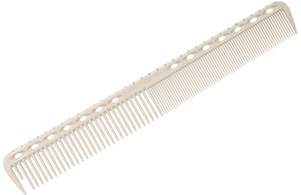 Фото Расческа для стрижки Y.S.PARK YS-G39 white, с линейкой, белая (Гребни)