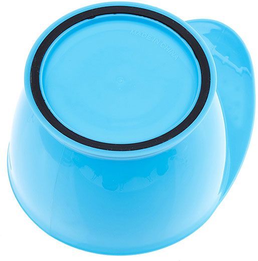 Фото Чаша для краски Dewal T-21blue с прорезиненной вставкой, 320 мл (Чаши для окрашивания)