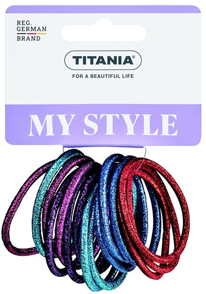 Фото Резинки для волос Titania 7891 STYLE mix, 15 шт. (Резинки)