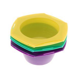 Фото Набор для колориста harizma h10960R из 3 цветных мисок, объем 250 мл (Чаши для окрашивания)