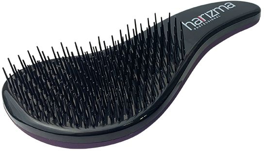 Фото Щетка для волос harizma h10646-33 D'tangler, с ручкой, большая, Бургундское вино (Расчёски и щётки)