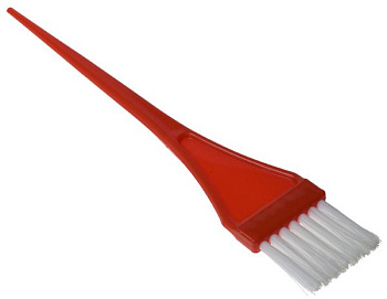 Кисть для окрашивания Eurostil 00101/01, узкая, белая щетина