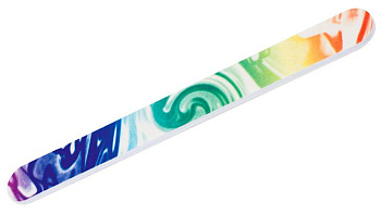 Пилка для ногтей Dewal Beauty 9102840 с рисунком 180/180 грит, 18 см