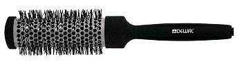 Расчёска Dewal 6976SNGHP (IRS) термобрашинг Easy Touch керамика нейлоновая щетина, 31 мм