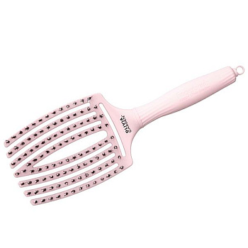 Щетка для волос Olivia Garden Fingerbrush Care Iconic Boar&Nylon Pastel Pink L, ID1686