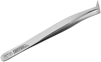 Пинцет для наращивания ресниц Nippon Nippers NN_TL-01, топорик, 114 мм