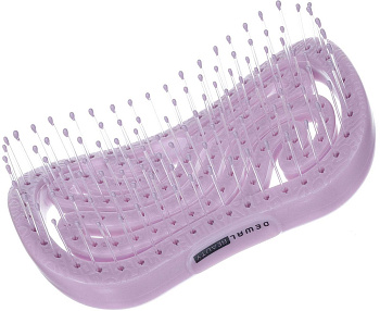 Расческа Dewal Beauty Wave DBEG4-lavender, продувная, с нейлоновым штифтом, волна, лавандовая