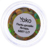 Фото Пыль для дизайна ногтей Yoko Y 6887-1/7, янтарь (Пыль для дизайна ногтей)