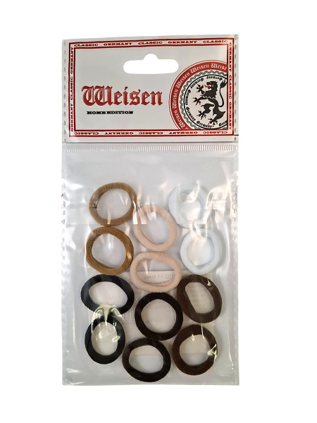 Фото Резинки для волос Weisen WS-2102-11 супер мини, микс, 12 шт. (Резинки)