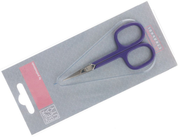 Фото Ножницы маникюрные для кутикулы Dewal Beauty 333, фиолетовый, 9 см (Ножницы маникюрные)