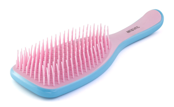 Фото Расческа массажная Weisen WS-2021G голубая/розовая (Расчёски и щётки)