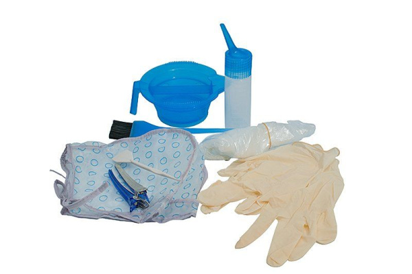 Фото Набор для окраски волос Dewal T-1218 K2, 9 предметов (Кисти для окрашивания волос)