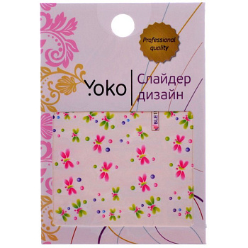 Слайдер-дизайн для ногтей Yoko Y SD-BLE 192