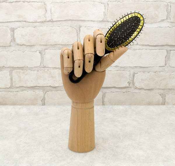 Фото Расчёска массажная Weisen BPI-866-SHR c металлическими зубцами, 18 см (Расчёски и щётки)