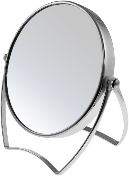 Фото Зеркало для макияжа Weisen BIC-0282B-2, 5X-увеличение, d 12 см, h 16 см (Зеркала настольные)