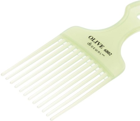 Фото Гребень для волос Dewal CO-6802-OLIVE моделирующий, 6,7 x 15,8 см (Гребни)