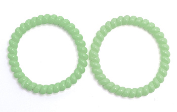 Резинки для волос Weisen Neon Slim WSKG-12K-9, пружинки, ментол, 2 шт.