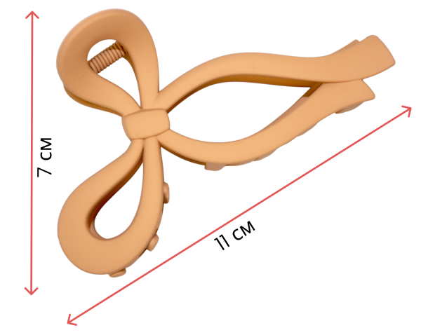 Фото Заколка-краб для волос Weisen WSRS-1105 Карамель, матовый, 1 шт. (Заколки)