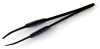 Фото Пинцет для бровей Weisen RRK-1046BLK скошенный, 9,5 см, черный (Пинцеты для бровей)
