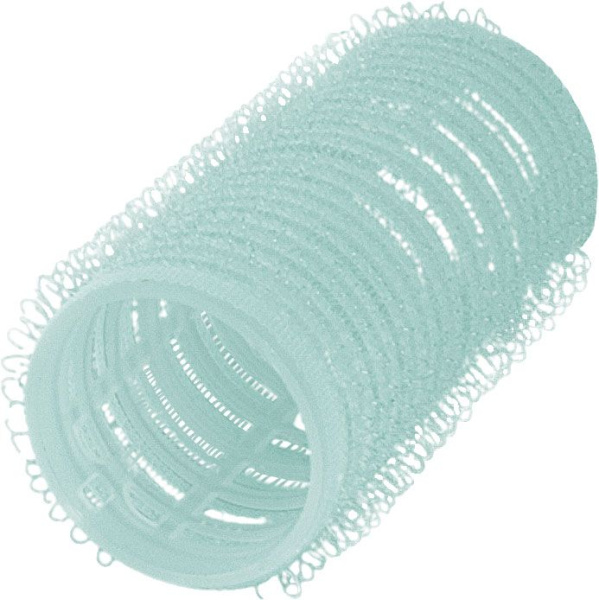 Фото Бигуди на липучке harizma h10551-28 голубые, 28 х 63 мм, 12 шт. (Бигуди-липучки)