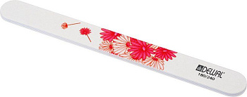 Пилочка для ногтей Dewal 9102864 серии Design Edition прямая 180/240, 18 см
