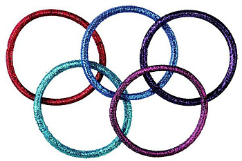 Резинки для волос Titania 7891 STYLE mix, 15 шт.