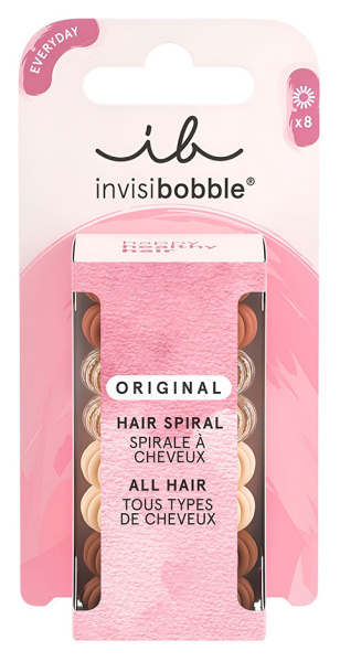 Фото Набор резинок-браслетов для волос invisibobble ORIGINAL Cafe au Lait 8 шт., 3422 (Резинки)