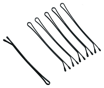 Невидимки для волос Dewal SLN60P-1/200 прямые в коробке 200 г, 60 мм