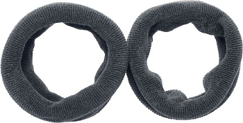 Резинки для волос Weisen WSKG-239G-4 широкие, серые, 2 шт.