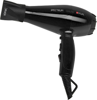 Фен DEWAL Spectrum 03-110 Black черный 2200 Вт, 2 насадки