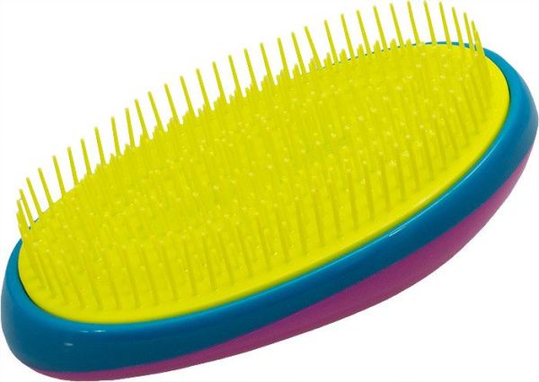 Фото Щётка массажная для легкого расчесывания волос Dewal Beauty DBT-02 овальная (Расчёски и щётки)