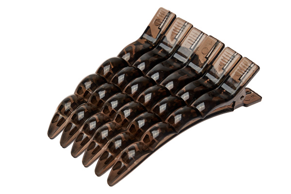 Фото Зажимы для волос harizma h10897-15 пластиковые, 6 шт. (Зажимы)