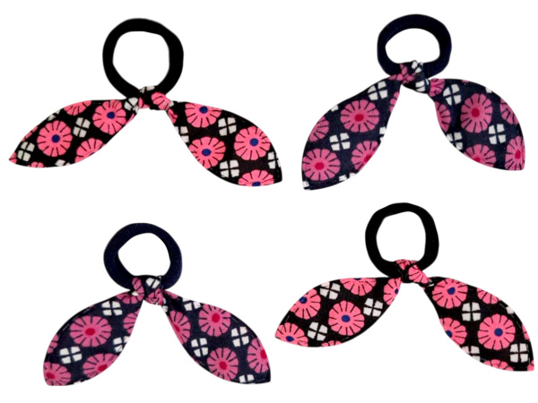 Фото Резинки для волос Weisen WS-104AA-2, темно-синий/черный, 4 шт. (Резинки)