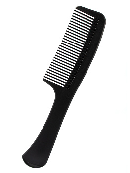 Гребень с ручкой Weisen WS-133, черный, 23 см